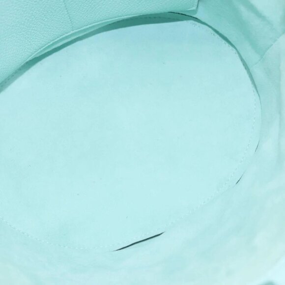 Salvatore Ferragamo Gancini Shoulder Bag Leather Silver Peppermint Auth BD070AV - Picture 10 of 16